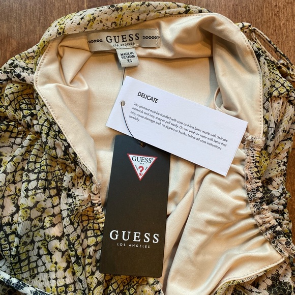 GUESS snakeprint dress BNWT - Picture 14 of 16
